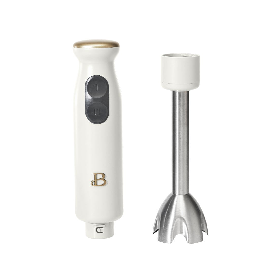 Beautiful 2-Speed Immersion Blender with Chopper & Measuring Cup, by Drew Barrymore