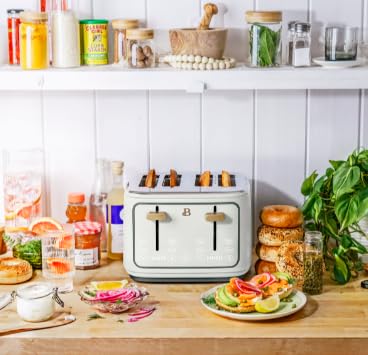 Beautiful 4-Slice Toaster with Touch-Activated Display By Drew Barrymore