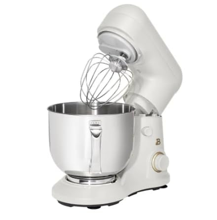 Drew Barrymore 5.3QT Tilt-Head Stand Mixer White Icing