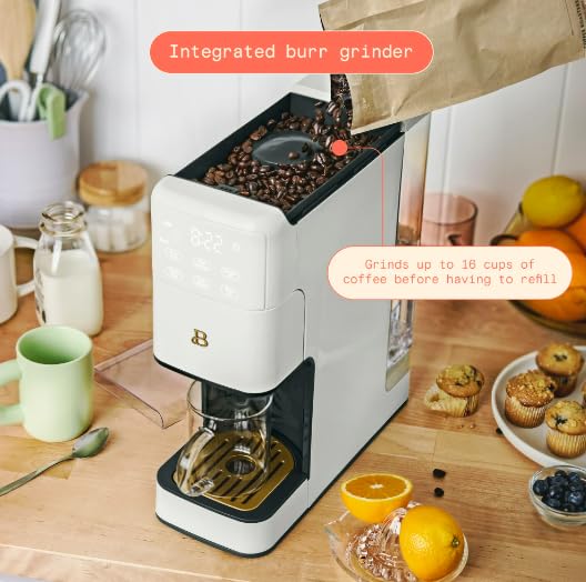 Beautiful Perfect Grind™ Programmable Single Serve Coffee Maker, by Drew Barrymore