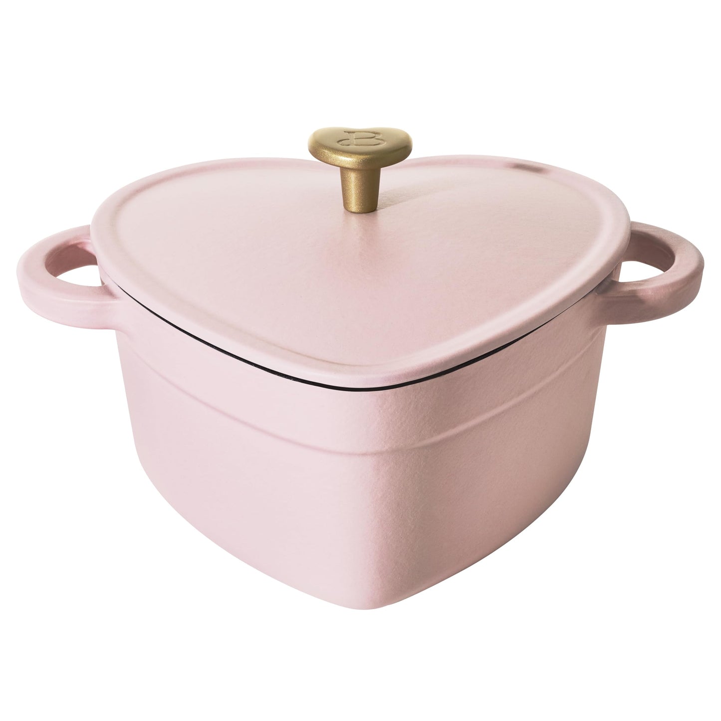 Beautiful 2 Quart Heart Shaped Dutch Oven By Drew Barrymore Champagne Pink