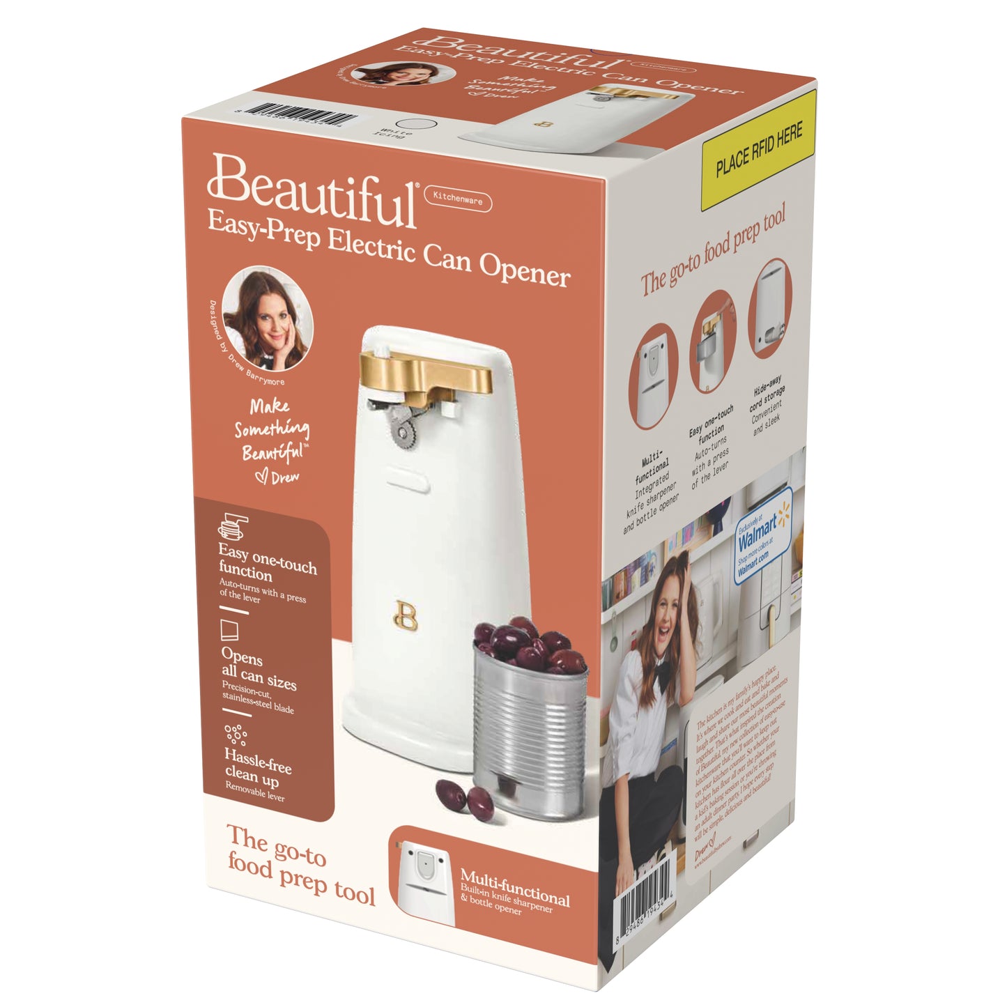 Beautiful Easy-Prep Electric Can Opener, by Drew Barrymore