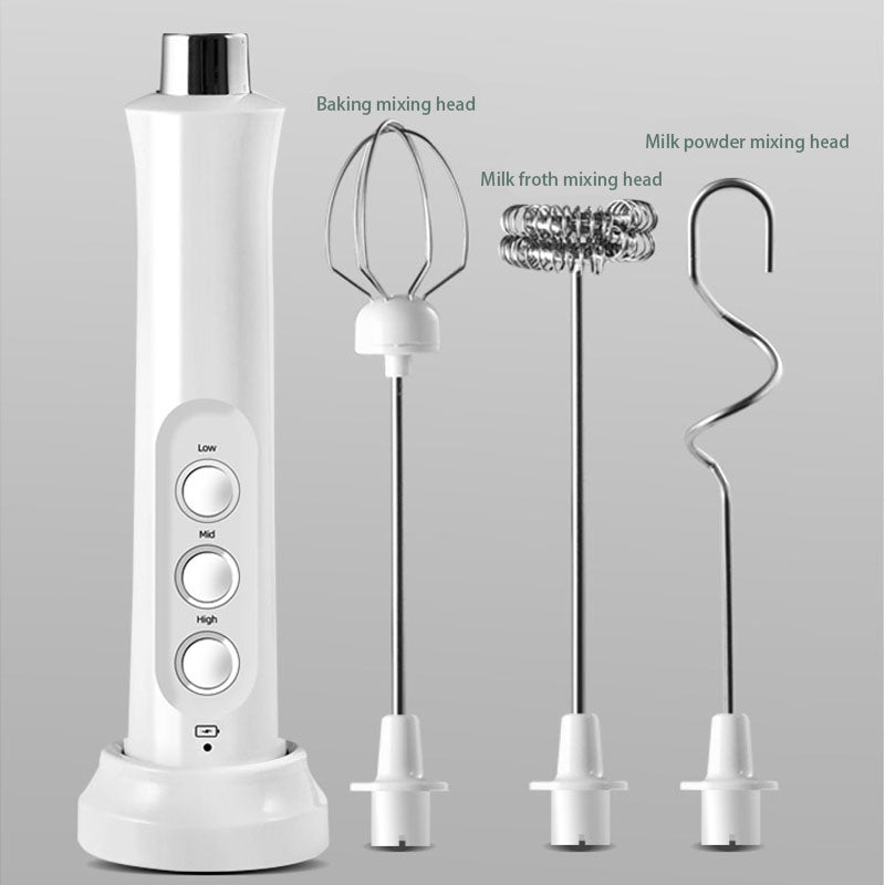 3 In 1 Portable Rechargeable Electric Milk Frother