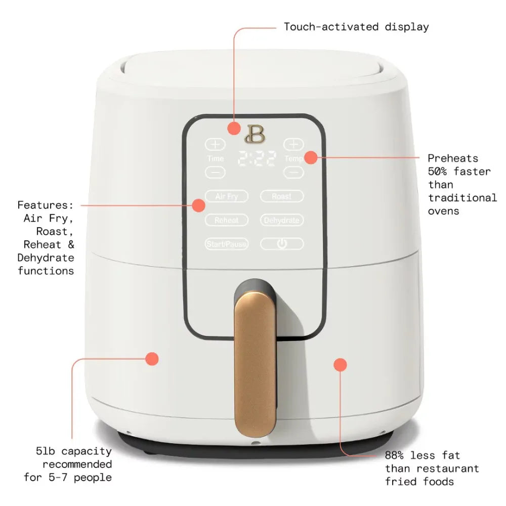 Beautiful 6 Quart Touch Screen Air Fryer, by Drew Barrymore