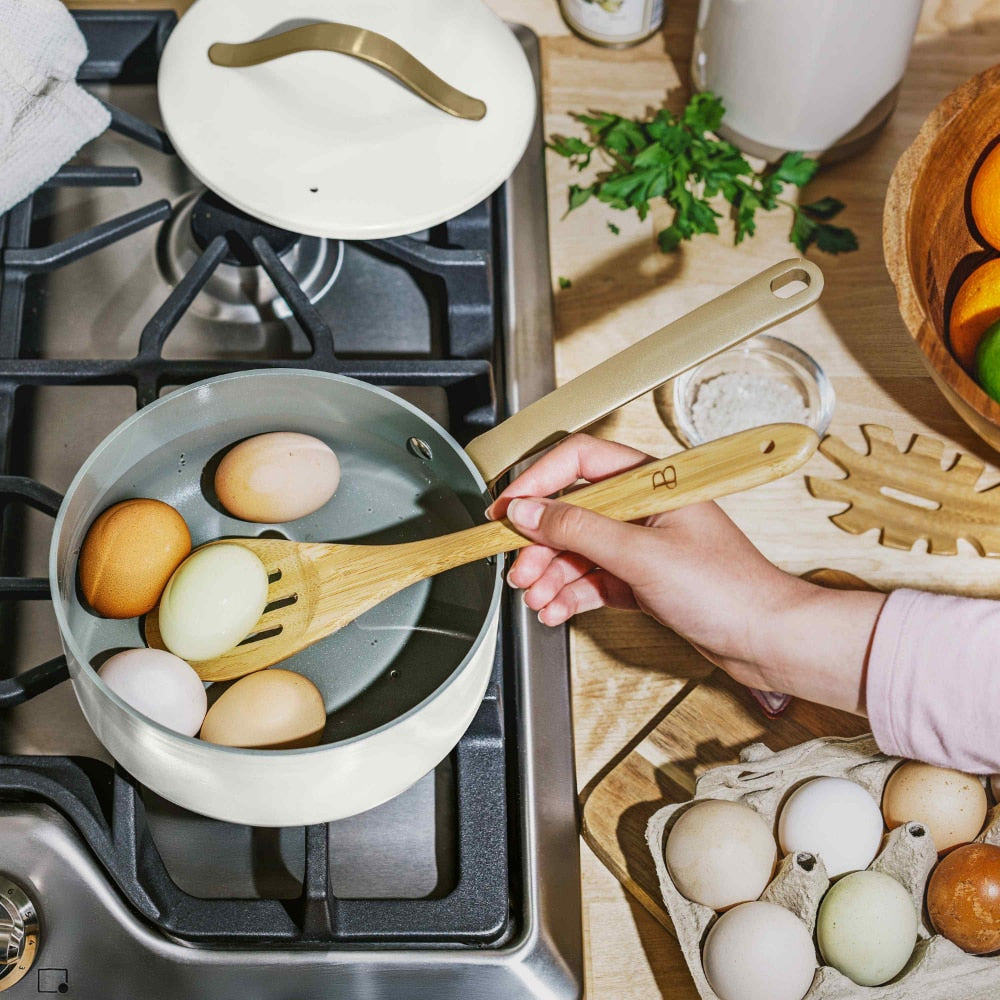 12pc Ceramic Non-Stick Cookware Set, By Drew Barrymore  Ceramic Cookware Set Kitchen