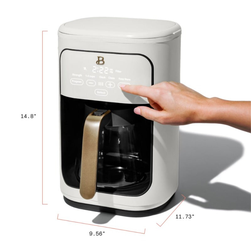 Beautiful 14 Cup Programmable Touchscreen Coffee Maker, By Drew Barrymore