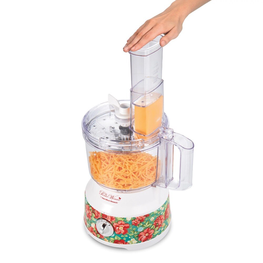 The Pioneer Woman Vintage Floral 10-Cup Food Processor by Hamilton Beach