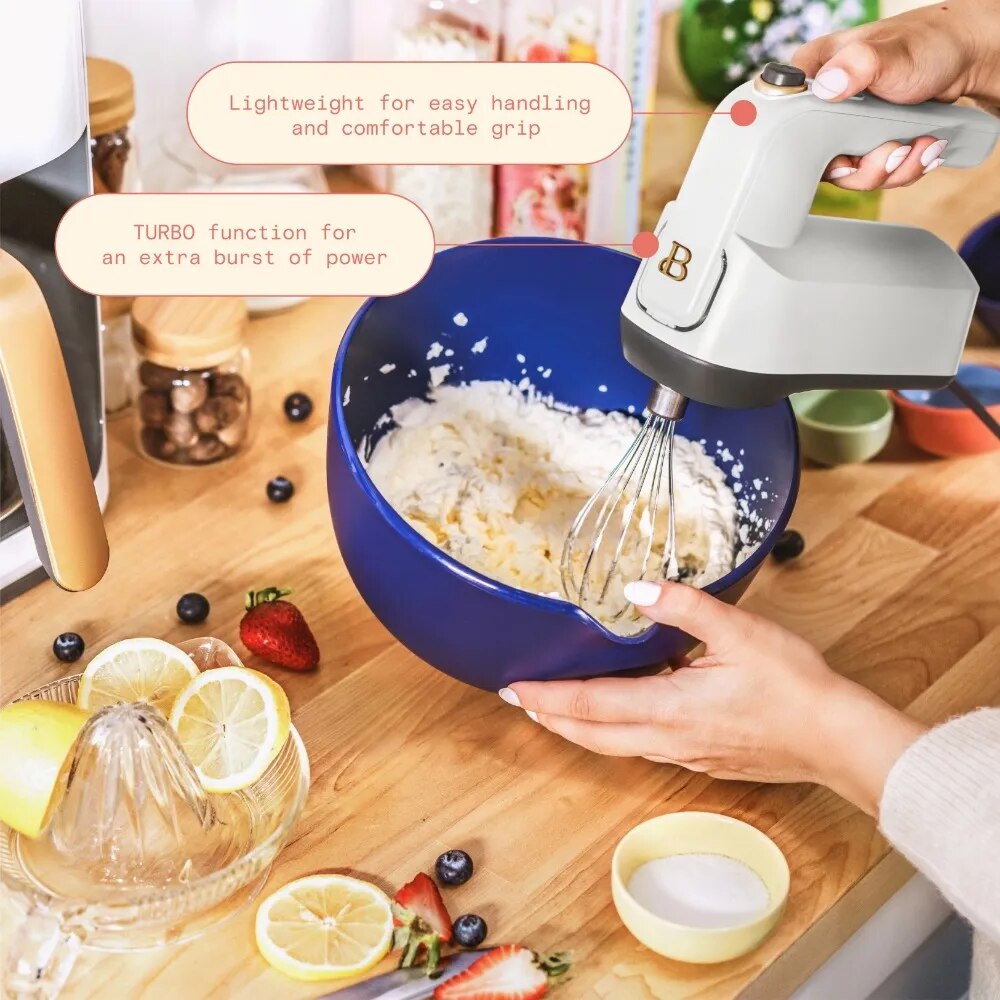 Beautiful 6-Speed Electric Hand Mixer, Blenders By Drew Barrymore