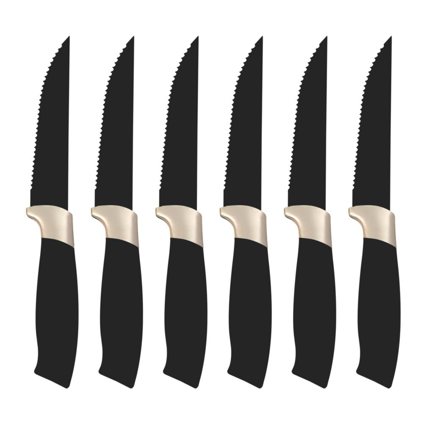 Beautiful 12 Piece Knife Block Set with Soft-Grip Ergonomic Handles